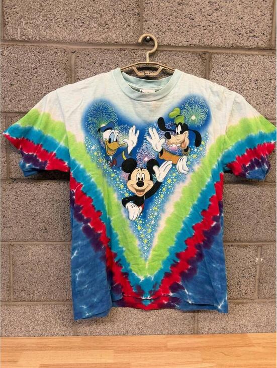 Disney Other - The Walt Disney Company Magic Kingdom Tie Dye Vintage Mickey